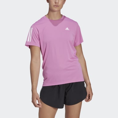 Women Running Purple Own the Run Tee