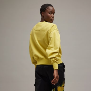 Ženy Y-3 žlutá Mikina Y-3 Organic Cotton Terry Boxy Crew