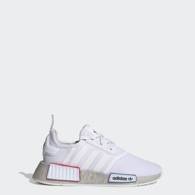 Youth 8-16 Years Originals White NMD_R1 Refined Shoes