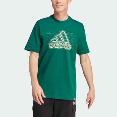 T shirt deals adidas vert homme