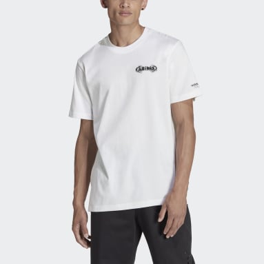 T-shirt graphique Campus blanc Hommes Originals