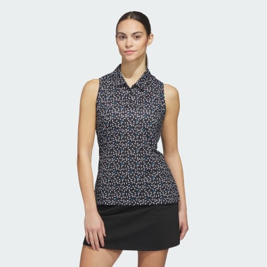 ULTIMATE365 PRINTED OTTOMAN CLIMACOOL SLEEVELESS POLO