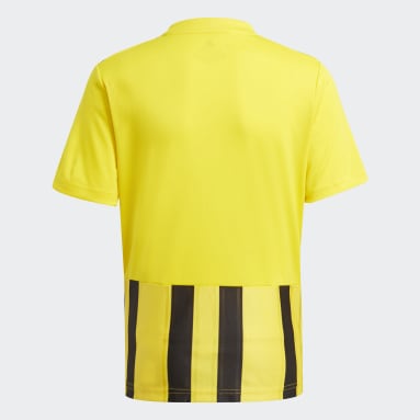Polera Striped 21 Amarillo Niño Fútbol