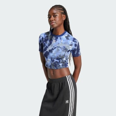 Adidas two piece crop top and shorts deals