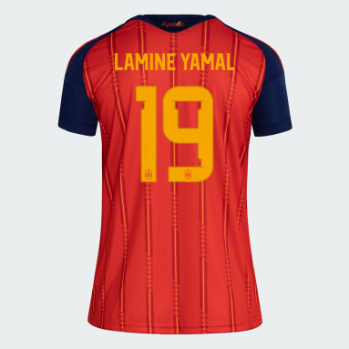 Spain 26 Home Yamal Jersey