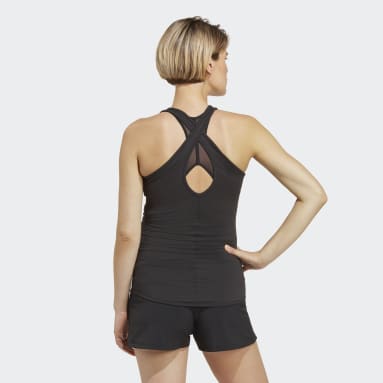 Frauen Fitness & Training AEROREADY Train Essentials Slim-Fit Tanktop – Umstandsmode Schwarz