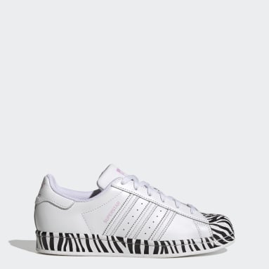 Damen Herren Schuhe Herren Sneaker Niedrig Geschnittene Sneaker adidas Synthetik Superstar Schuh in Weiß 