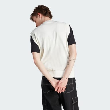 남성 Lifestyle White Hack 니트 베스트