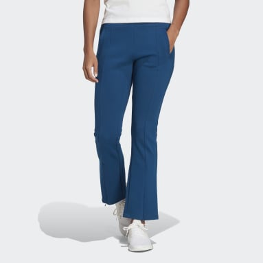 Pantalon évasé Future Icons Badge of Sport Bleu Femmes Sportswear
