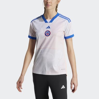 Camisa 2 Feminina Chile 23 Branco Mulher Futebol