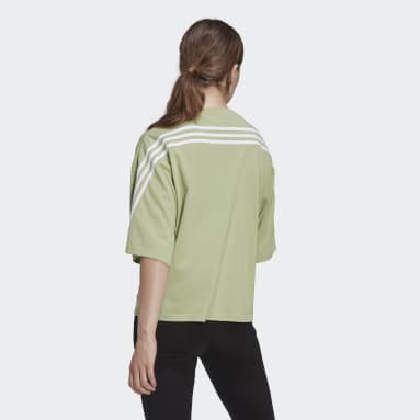 T-shirt adidas Sportswear Future Icons 3-Stripes Vert Femmes Running