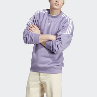 Sweat-shirt ras-du-cou adidas Rekive Violet Hommes Originals