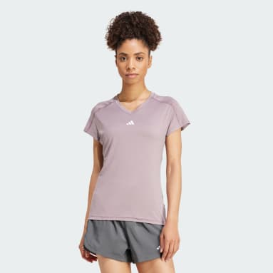 AEROREADY Train Essentials Minimal Branding V-Neck Tee