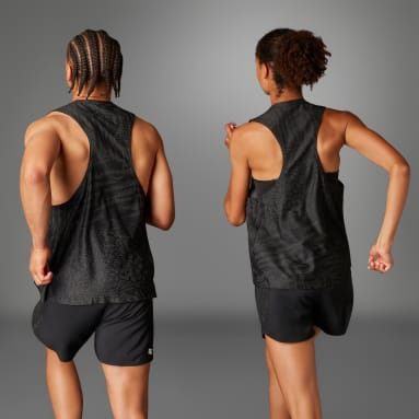 Camiseta sin mangas Made to Be Remade (Género neutro) Negro Running
