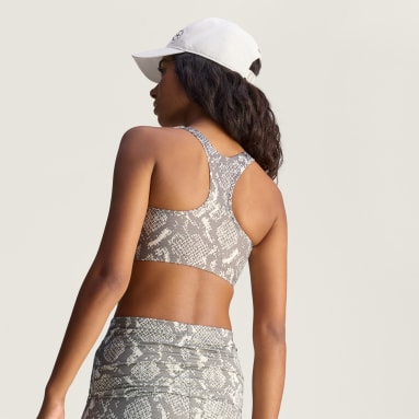 Sutiã de desporto estampado adidas By Stella McCartney Power Impact com apoio médio