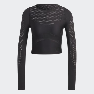 Best of adidas Cropped Long Sleeve Tee