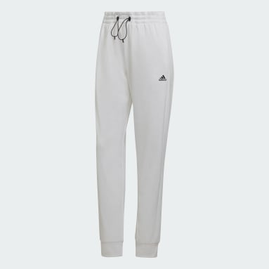 White adidas joggers on sale