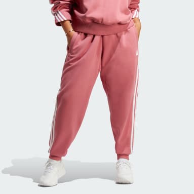 Ženy Sportswear růžová Kalhoty Future Icons 3-Stripes Regular (plus size)