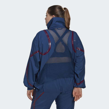 CATENA giacca da corsa giacca sportiva da donna impermeabile giacca da allenamento antivento in pile termico giacca invernale da esterno con cappuccio per corsa ciclismo escursionismo 