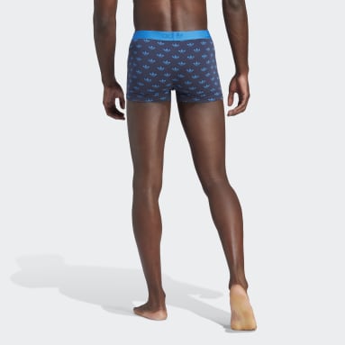 Boxer imprimé en coton Comfort Flex Bleu Hommes Originals