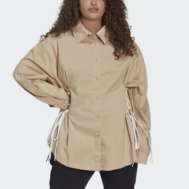 Women Originals Beige Always Original Shirt (Plus Size)