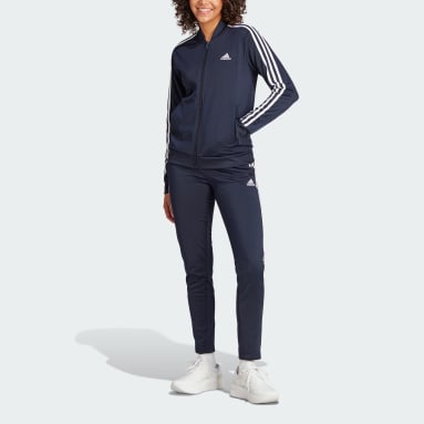 Tuta Essentials 3-Stripes Blu Donna Sportswear