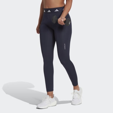 Ženy Tréning A Fitnes modrá Legíny Techfit 7/8