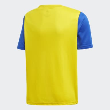 Boys Fotboll Gul Estro 19 Jersey