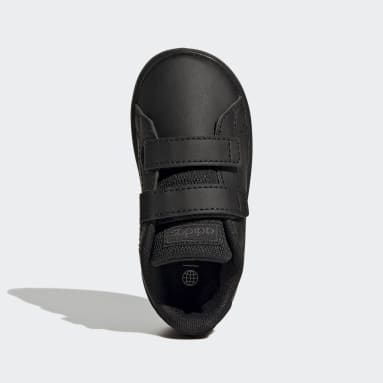 Kinder Sportswear Advantage Lifestyle Court Two Hook-and-Loop Schuh Schwarz
