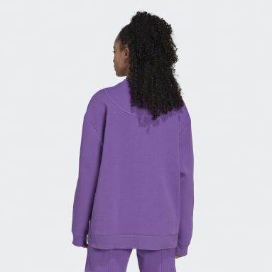Women adidas by Stella McCartney Purple adidas by Stella McCartney Sportswear Sweatshirt