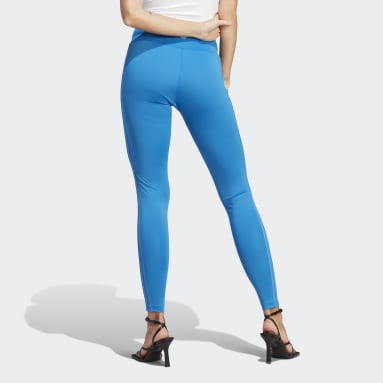 Calzas Adicolor Classics Tonal 3 Tiras Azul Mujer Originals