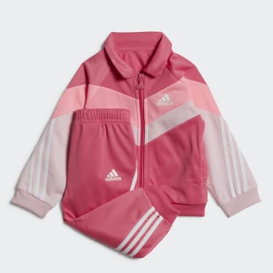 Kinderen Sportswear roze Future Icons Shiny Trainingspak