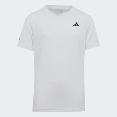 T-shirt da tennis Club Bianco Ragazza Tennis