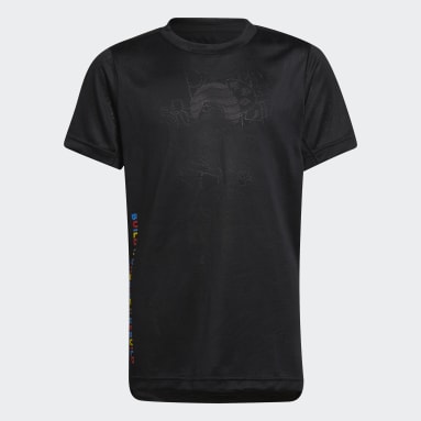 Kinderen Sportswear zwart adidas x LEGO® Play T-shirt