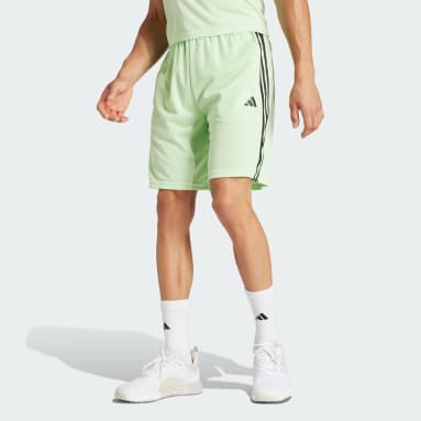 Muži Cvičení A Trénink zelená Tréninkové šortky Train Essentials Piqué 3-Stripes