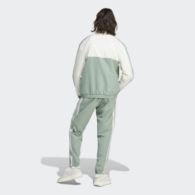 Männer Sportswear 1/4 Zip Woven Trainingsanzug Grün