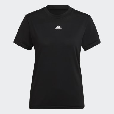T-shirt adidas AEROKNIT Seamless Noir Femmes Fitness Et Training