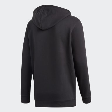 Muži Originals čierna Mikina s kapucňou 3-Stripes