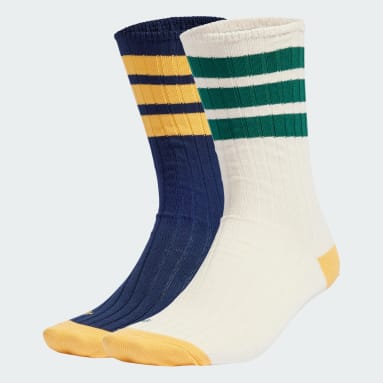 Premium Mid Crew Socks 2 Pairs Niebieski