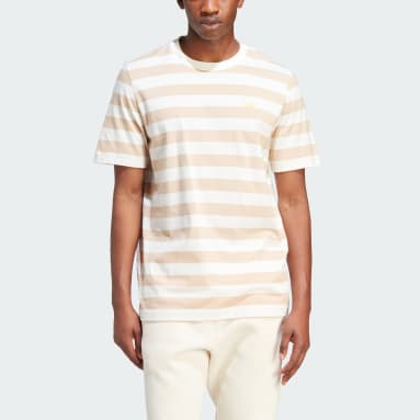 Buy ADIDAS Originals Men White 3 Stripes Solid Round Neck T Shirt - Tshirts  for Men 2450823