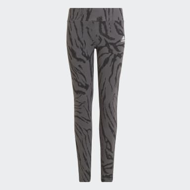 Tight Future Icons Cotton Hybrid Animal Print Grigio Ragazza Sportswear