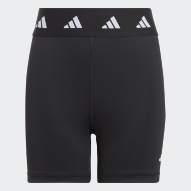 Calções AEROREADY Techfit – Criança Preto Raparigas Ginásio E Treino