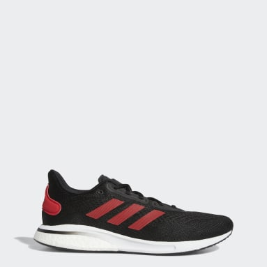 Adidas Unisex Black, Red Louisville Cardinals Supernova Shoe