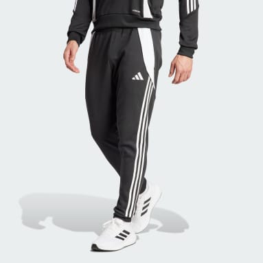 Adidas Essentials 3-Stripes Tapered Pants Black/White DQ3093