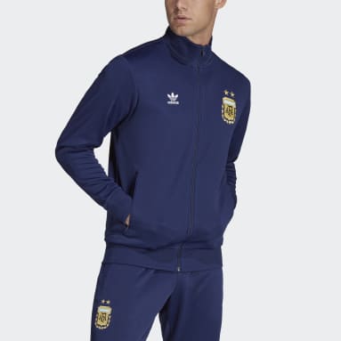 Campera Argentina Essentials Azul Hombre Fútbol