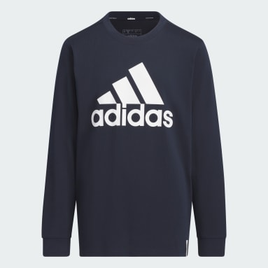 キッズ エッセンシャルズ プラス レギュラーフィット ビッグロゴ 長袖Tシャツ