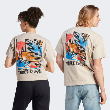 T-shirt Pride graphique (Non genré) Beige Sportswear