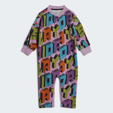 Infant & Toddler Sportswear Purple adidas x Classic LEGO® Bodysuit