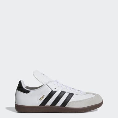 Men's Soccer White Samba Classic Shoes
