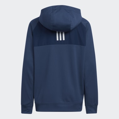 Youth Golf Blue Golf Pullover Anorak